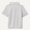 Amazon Essentials Toddler Boys’ School Uniform Short-Sleeve Pique Polo Shirts, Breathable Cotton, Button Closure, Multipacks(Light Grey Heather)