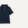 Amazon Essentials Toddler Boys’ School Uniform Short-Sleeve Pique Polo Shirts, Breathable Cotton, Button Closure, Multipacks(Navy)