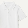 Amazon Essentials Toddler Boys’ School Uniform Short-Sleeve Pique Polo Shirts, Breathable Cotton, Button Closure, Multipacks(White)