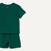 Amazon Essentials Toddler Boys’ T-shirt and shorts set(Dark Green)