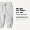 Amazon Essentials Unisex Kids’ Cotton Joggers(Light Grey Heather)