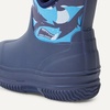 Amazon Essentials Unisex Kids’ Insulated Neoprene Rain Boot(Navy Sharks)