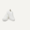 Amazon Essentials Unisex Kids’ Knit Light Weight Slip On Sneaker(White)