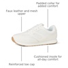 Amazon Essentials Unisex Kids’ Lace Up Sneakers for Boys and Girls(White)