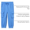 Amazon Essentials Unisex Kids and Toddlers’ Cargo Jogger(Blue)
