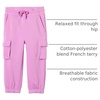 Amazon Essentials Unisex Kids and Toddlers’ Cargo Jogger(Lilac)