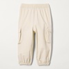 Amazon Essentials Unisex Kids and Toddlers’ Cargo Parachute Pants, Joggers with Elastic Waist, Drawstring, Pull On(Beige)