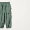 Amazon Essentials Unisex Kids and Toddlers’ Cargo Parachute Pants, Joggers with Elastic Waist, Drawstring, Pull On(Dark Sage Green)
