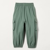 Amazon Essentials Unisex Kids and Toddlers’ Cargo Parachute Pants, Joggers with Elastic Waist, Drawstring, Pull On(Dark Sage Green)