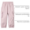 Amazon Essentials Unisex Kids and Toddlers’ Cargo Parachute Pants, Joggers with Elastic Waist, Drawstring, Pull On(Dusty Lilac)