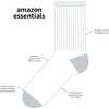 Amazon Essentials Unisex Kids and Toddlers’ Cotton Cushioned Crew Socks, 10 Pairs(Black)