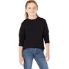 Amazon Essentials Unisex Kids and Toddlers’ Long-Sleeve Organic Cotton Rib Cuff T-Shirt, Pack of 2(Black/Ivory)
