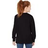 Amazon Essentials Unisex Kids and Toddlers’ Long-Sleeve Organic Cotton Rib Cuff T-Shirt, Pack of 2(Black/Ivory)