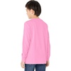 Amazon Essentials Unisex Kids and Toddlers’ Long-Sleeve Organic Cotton Rib Cuff T-Shirt, Pack of 2(Cream Jellyfish/Pink)