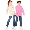 Amazon Essentials Unisex Kids and Toddlers’ Long-Sleeve Organic Cotton Rib Cuff T-Shirt, Pack of 2(Cream Jellyfish/Pink)