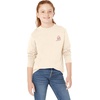 Amazon Essentials Unisex Kids and Toddlers’ Long-Sleeve Organic Cotton Rib Cuff T-Shirt, Pack of 2(Cream Jellyfish/Pink)