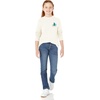 Amazon Essentials Unisex Kids and Toddlers’ Long-Sleeve Organic Cotton Rib Cuff T-Shirt, Pack of 2(Light Olive/Off-white Great Outdoors)