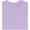 Amazon Essentials Unisex Kids and Toddlers’ Modern Short-Sleeve Cotton T-Shirt, Pack of 3(Black/Grey Heather/Purple)
