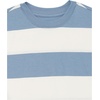 Amazon Essentials Unisex Kids and Toddlers’ Modern Short-Sleeve Cotton T-Shirt, Pack of 3(Bright Blue/Dark Navy/White Rugby Stripe)