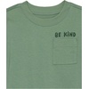 Amazon Essentials Unisex Kids and Toddlers’ Modern Short-Sleeve Cotton T-Shirt, Pack of 3(Terracotta/Sage Green/Ivory)