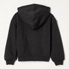 Amazon Essentials Unisex Kids and Toddlers’ Oversized Drop Shoulder Hoodie(Black)