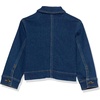 Amazon Essentials Unisex Kids and Toddlers’ Relaxed-Fit Denim Chore Jacket Outerwear(Dark Indigo Wash)