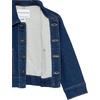 Amazon Essentials Unisex Kids and Toddlers’ Relaxed-Fit Denim Chore Jacket Outerwear(Dark Indigo Wash)