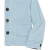 Amazon Essentials Unisex Kids and Toddlers’ Relaxed-Fit Denim Chore Jacket Outerwear(Light Denim Blue)