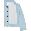 Amazon Essentials Unisex Kids and Toddlers’ Relaxed-Fit Denim Chore Jacket Outerwear(Light Denim Blue)