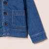 Amazon Essentials Unisex Kids and Toddlers’ Relaxed-Fit Denim Chore Jacket Outerwear(Medium Indigo Wash)