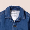 Amazon Essentials Unisex Kids and Toddlers’ Relaxed-Fit Denim Chore Jacket Outerwear(Medium Indigo Wash)