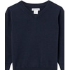 Amazon Essentials Unisex Kids and Toddlers’ Uniform Cotton V-Neck Pullover Knit Sweater(Navy Heather)