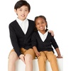 Amazon Essentials Unisex Kids and Toddlers’ V-Neck Cotton Uniform Cardigan Sweaters, Pack of 2(2-pack Black)