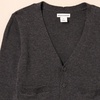 Amazon Essentials Unisex Kids and Toddlers’ V-Neck Cotton Uniform Cardigan Sweaters, Pack of 2(2-pack Charcoal Heather)