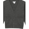Amazon Essentials Unisex Kids and Toddlers’ V-Neck Cotton Uniform Cardigan Sweaters, Pack of 2(Charcoal Heather)