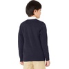 Amazon Essentials Unisex Kids and Toddlers’ V-Neck Cotton Uniform Cardigan Sweaters, Pack of 2(Navy)