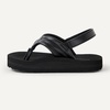 Amazon Essentials Unisex Toddlers’ Flip Flop Sandals with Backstrap for Boys and Girls(Black)