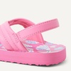 Amazon Essentials Unisex Toddlers’ Flip Flop Sandals with Backstrap for Boys and Girls(Pink Shells)