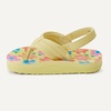 Amazon Essentials Unisex Toddlers’ Flip Flop Sandals with Backstrap for Boys and Girls(Yellow Flower)