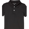 Amazon Essentials boys Short-Sleeve Active Performance Polo Shirts(Black)