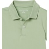 Amazon Essentials boys Short-Sleeve Active Performance Polo Shirts(Black/Olive)
