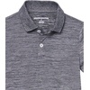 Amazon Essentials boys Short-Sleeve Active Performance Polo Shirts(Grey Space Dye)
