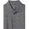 Amazon Essentials boys Short-Sleeve Active Performance Polo Shirts(Navy/Grey)