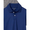 Amazon Essentials boys Short-Sleeve Active Performance Polo Shirts(Navy/Grey)