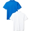 Amazon Essentials boys Short-Sleeve Active Performance Polo Shirts(Royal Blue/White)