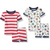 Pale Aqua Blue/Red/White/Stripe/Yeah
