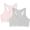 Medium Grey Heather / Pale Pink