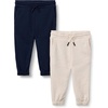 Oatmeal Heather/Navy