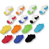 Amazon Essentials Unisex Kids and Toddlers’ Cotton Low Cut Ankle Socks, 14 Pairs(Multicolor/Heather)
