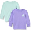 Light Purple/Mint Green Flowers